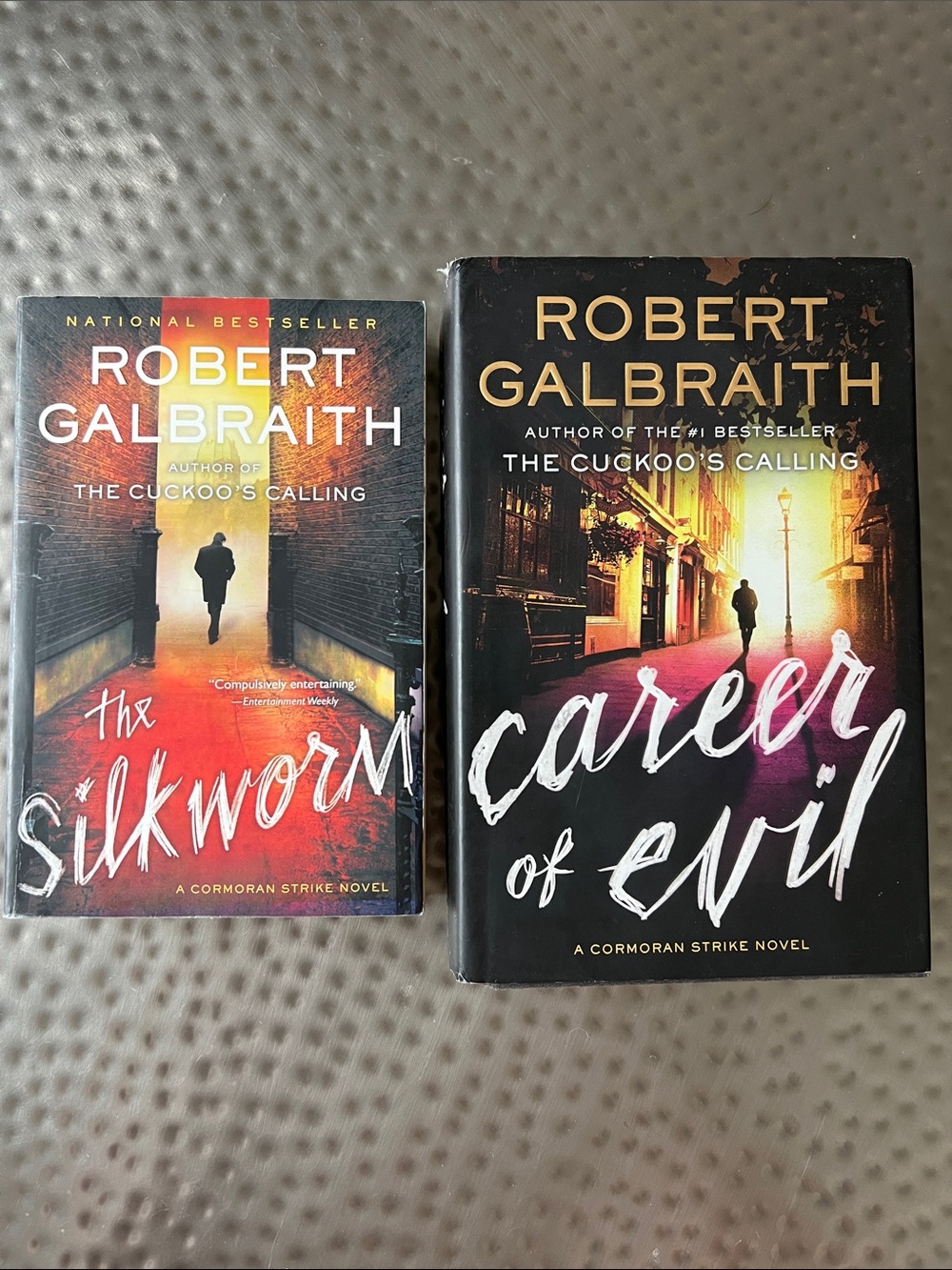 Robert Galbraith Cormoran Strike Set- The Silkworm and Career of Evil